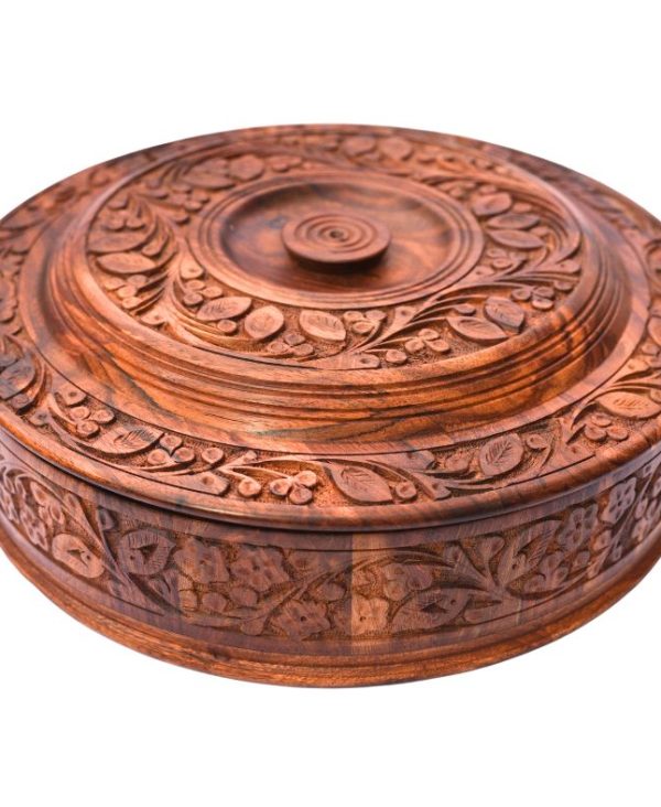 Wooden Carved Hot Pot