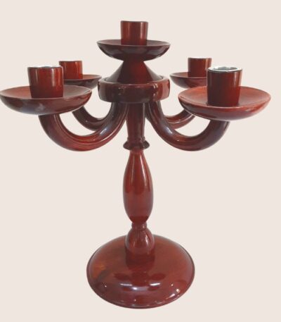 Handmade five piece Candle Stand