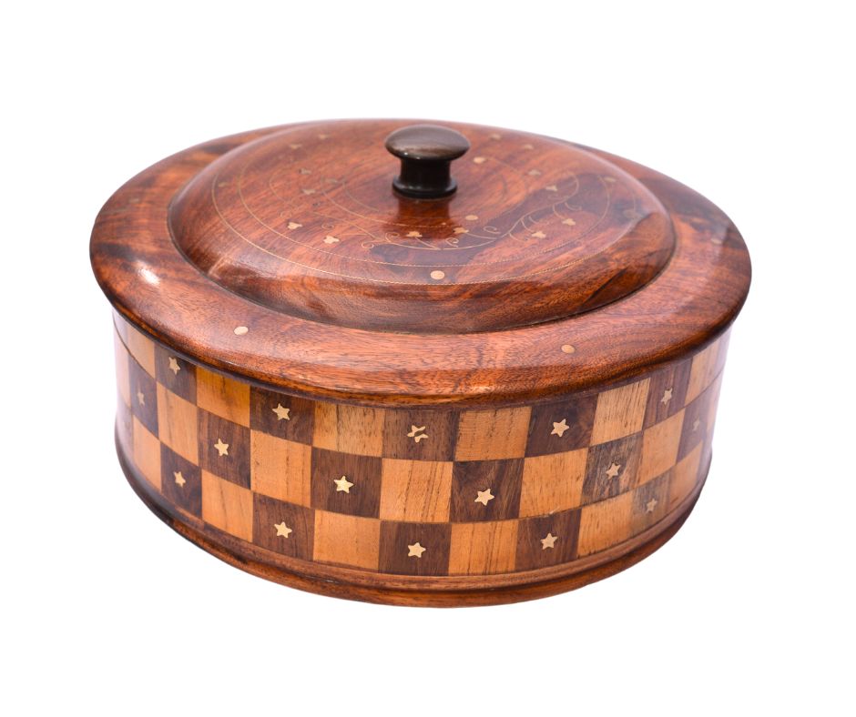 Cedar-Wooden Inlay Hot Pot