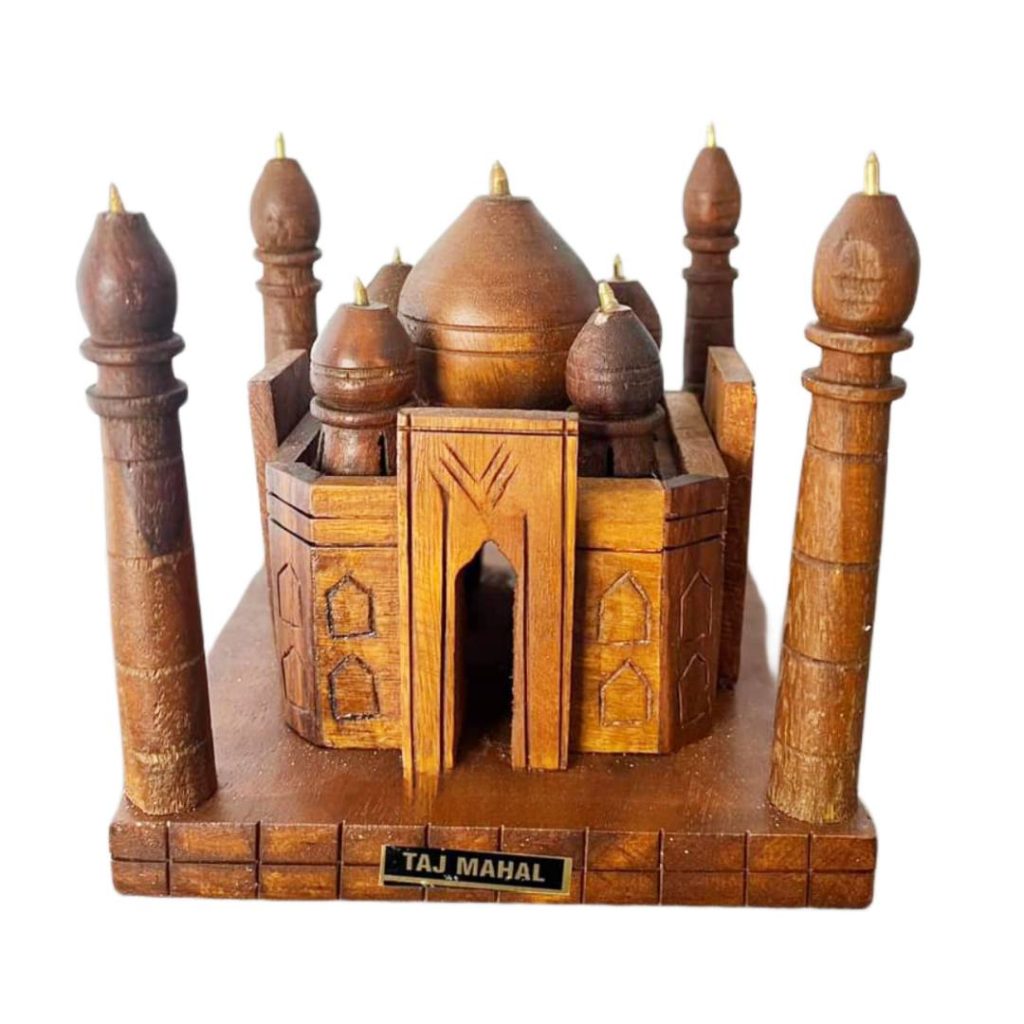 wooden taj mehl